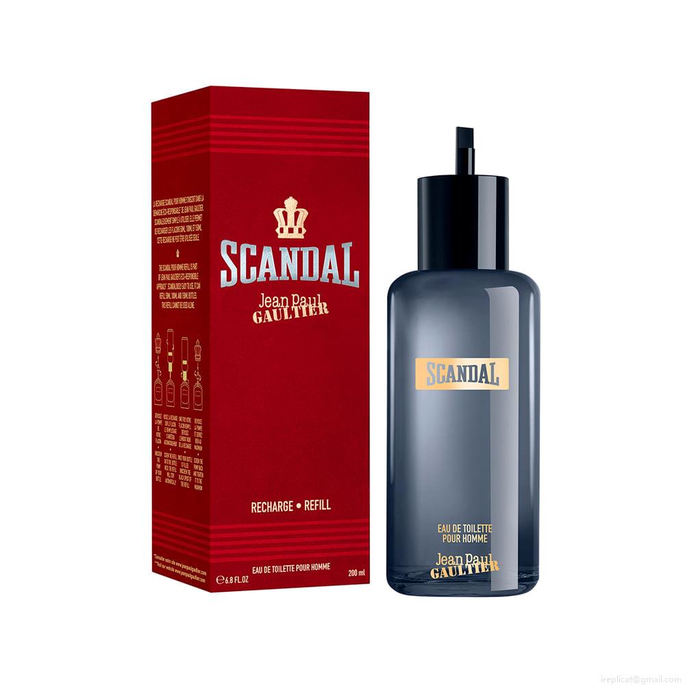 Perfume Jean Paul Gaultier Scandal Pour Homme Masculino Eau de Toilette Refil 200 ml Perfume Jean Paul Gaultier Scandal Pour Homme Masculino Eau de Toilette Refil 200 ml