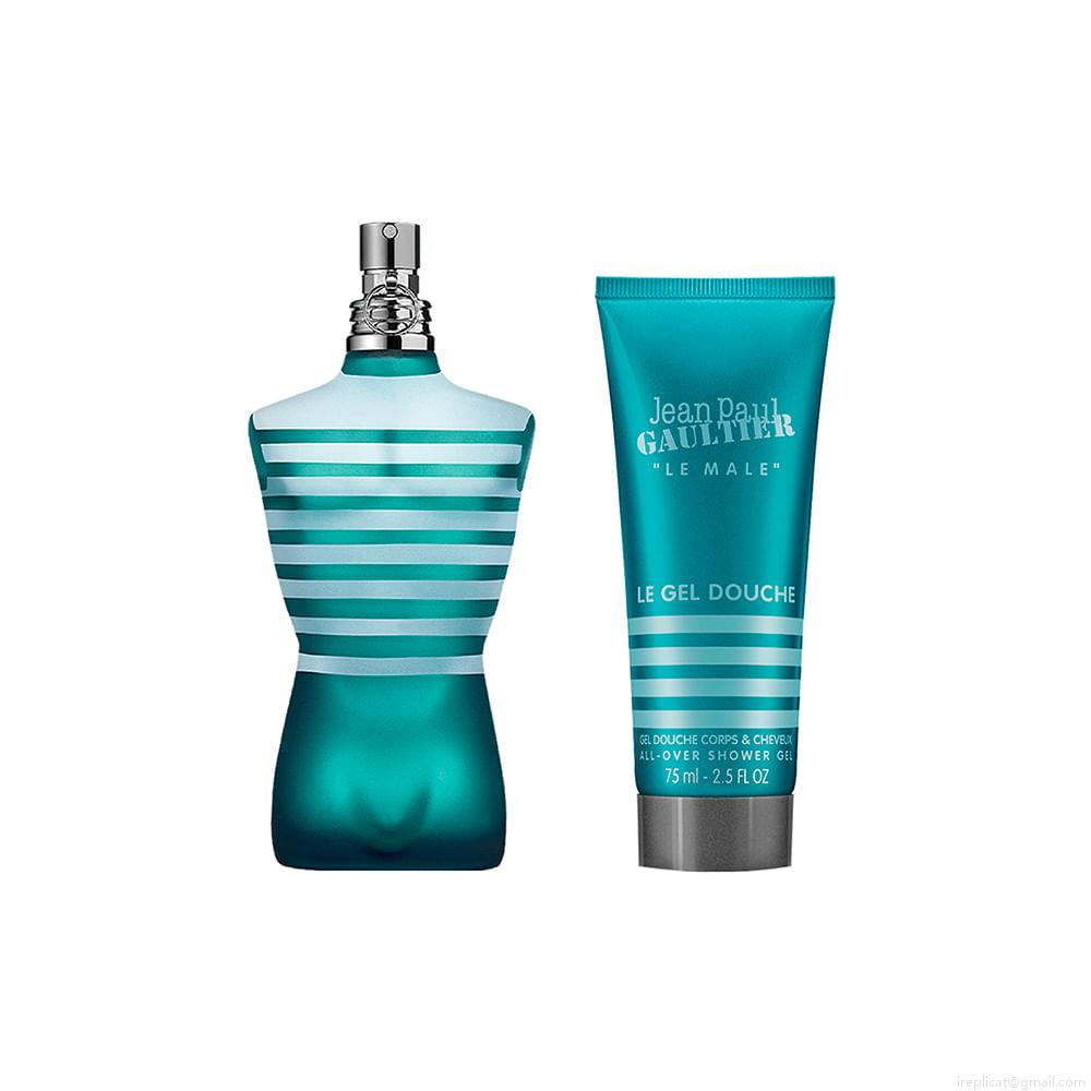 Kit Perfume Jean Paul Gaultier Le Male Masculino Eau de Toilette 75 ml + Gel de Banho 75 ml Kit Perfume Jean Paul Gaultier Le Male Masculino Eau de Toilette 75 ml + Gel de Banho 75 ml