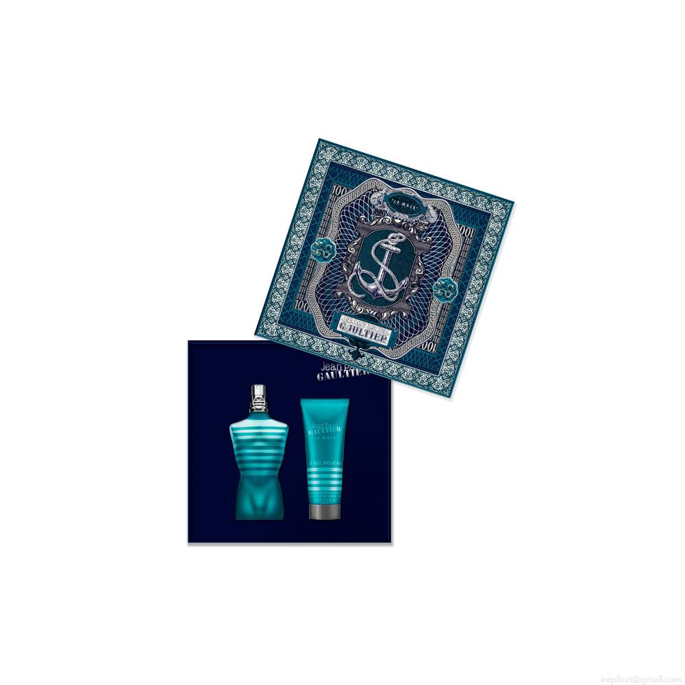 Kit Perfume Jean Paul Gaultier Le Male Masculino Eau de Toilette 75 ml + Gel de Banho 75 ml Kit Perfume Jean Paul Gaultier Le Male Masculino Eau de Toilette 75 ml + Gel de Banho 75 ml