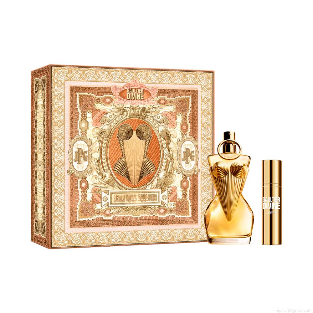 Kit Perfume Jean Paul Gaultier Divine Feminino Eau de Parfum 50 ml + Miniatura 10 ml Kit Perfume Jean Paul Gaultier Divine Feminino Eau de Parfum 50 ml + Miniatura 10 ml