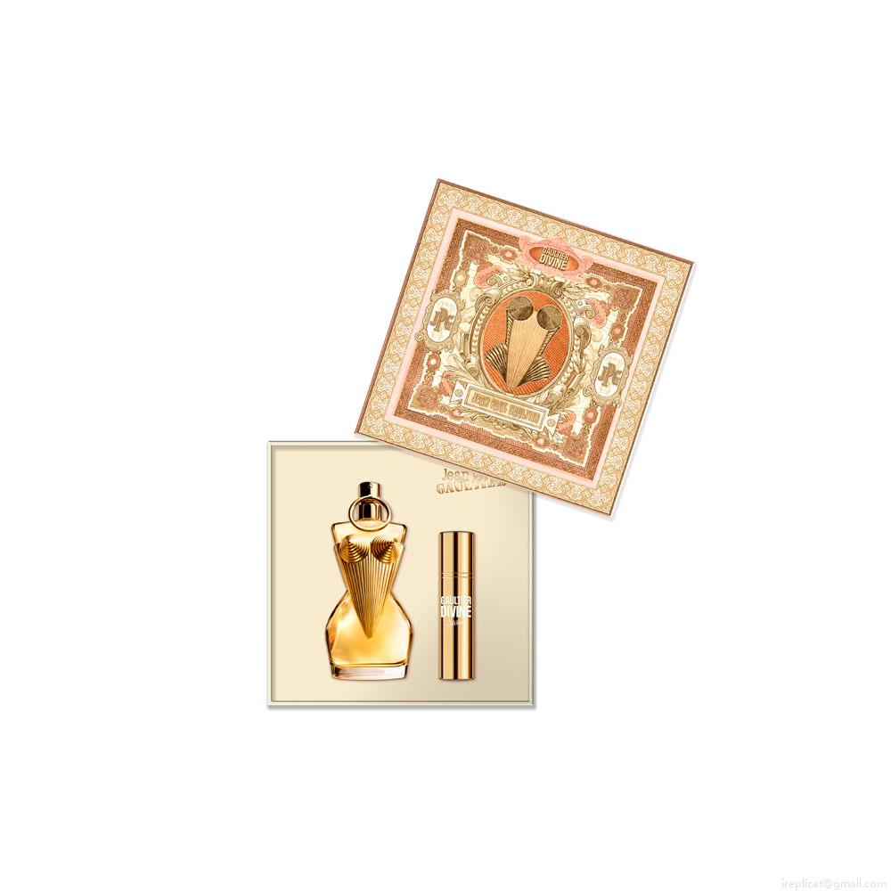 Kit Perfume Jean Paul Gaultier Divine Feminino Eau de Parfum 50 ml + Miniatura 10 ml Kit Perfume Jean Paul Gaultier Divine Feminino Eau de Parfum 50 ml + Miniatura 10 ml