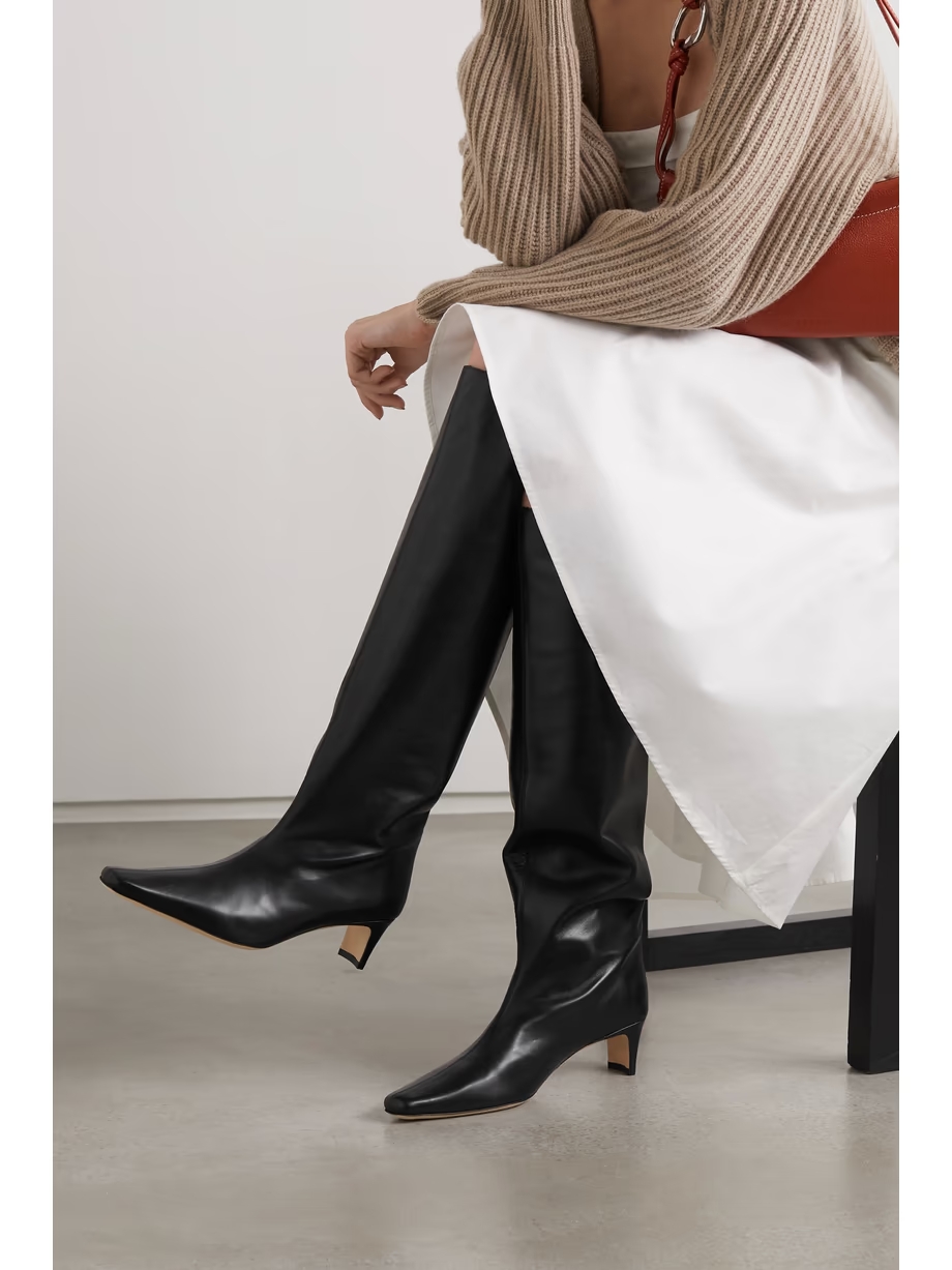 Wally leather knee boots Wally leather knee boots