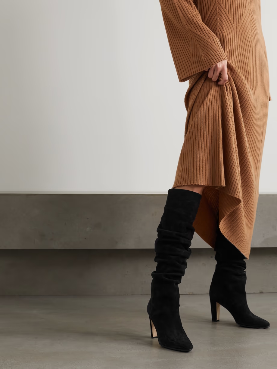 Calassohi 90 suede knee boots Calassohi 90 suede knee boots