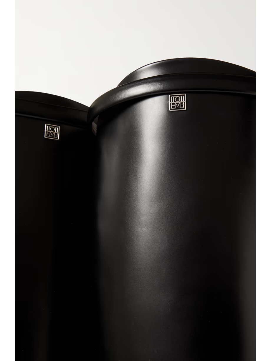 + NET SUSTAIN The Riding leather knee boots + NET SUSTAIN The Riding leather knee boots