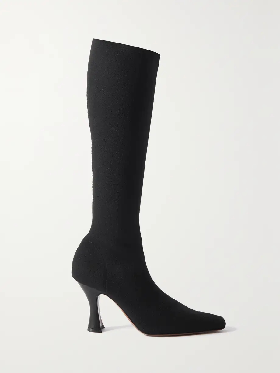 Ran stretch-knit knee boots Ran stretch-knit knee boots