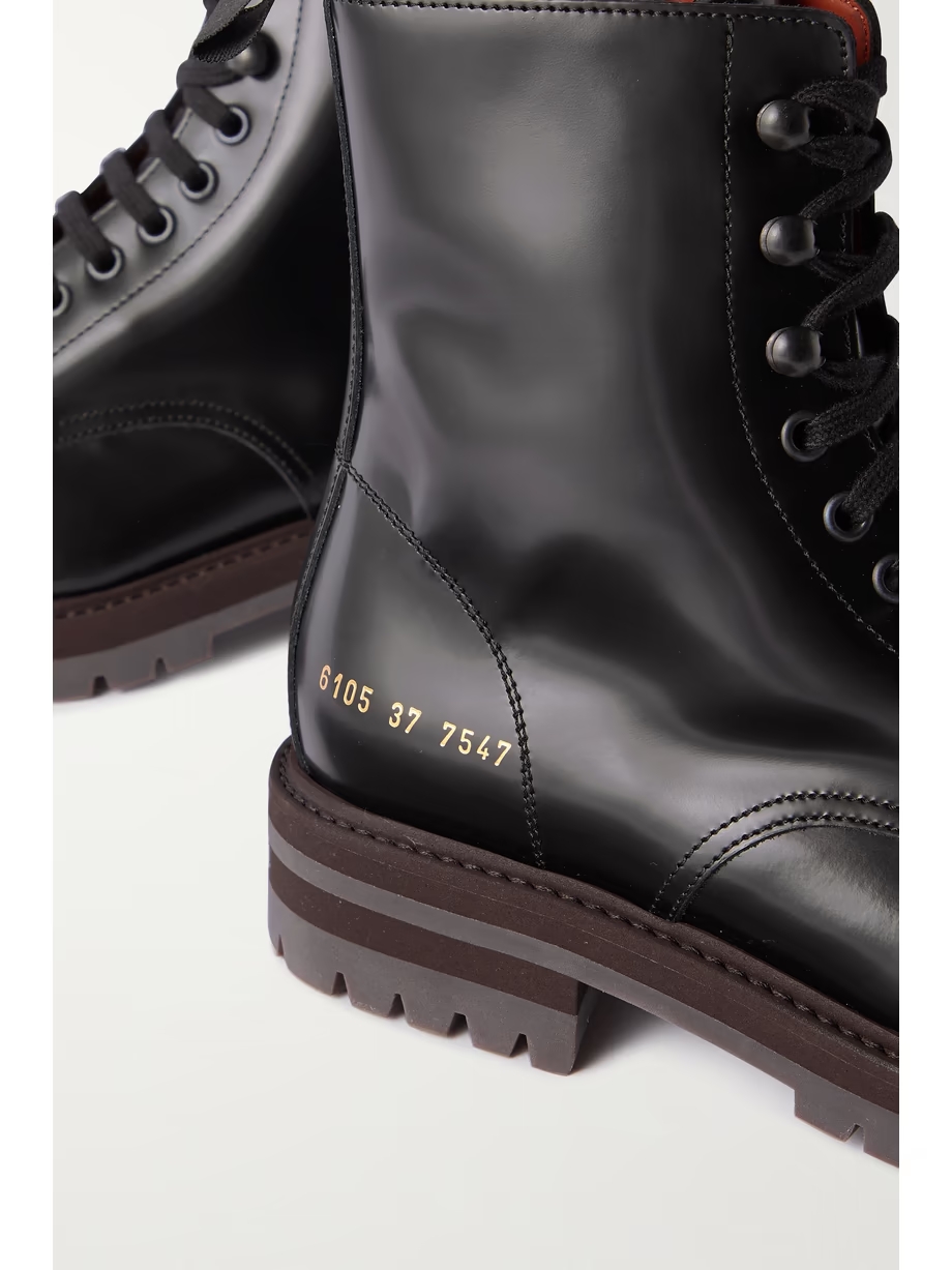Leather combat boots Leather combat boots