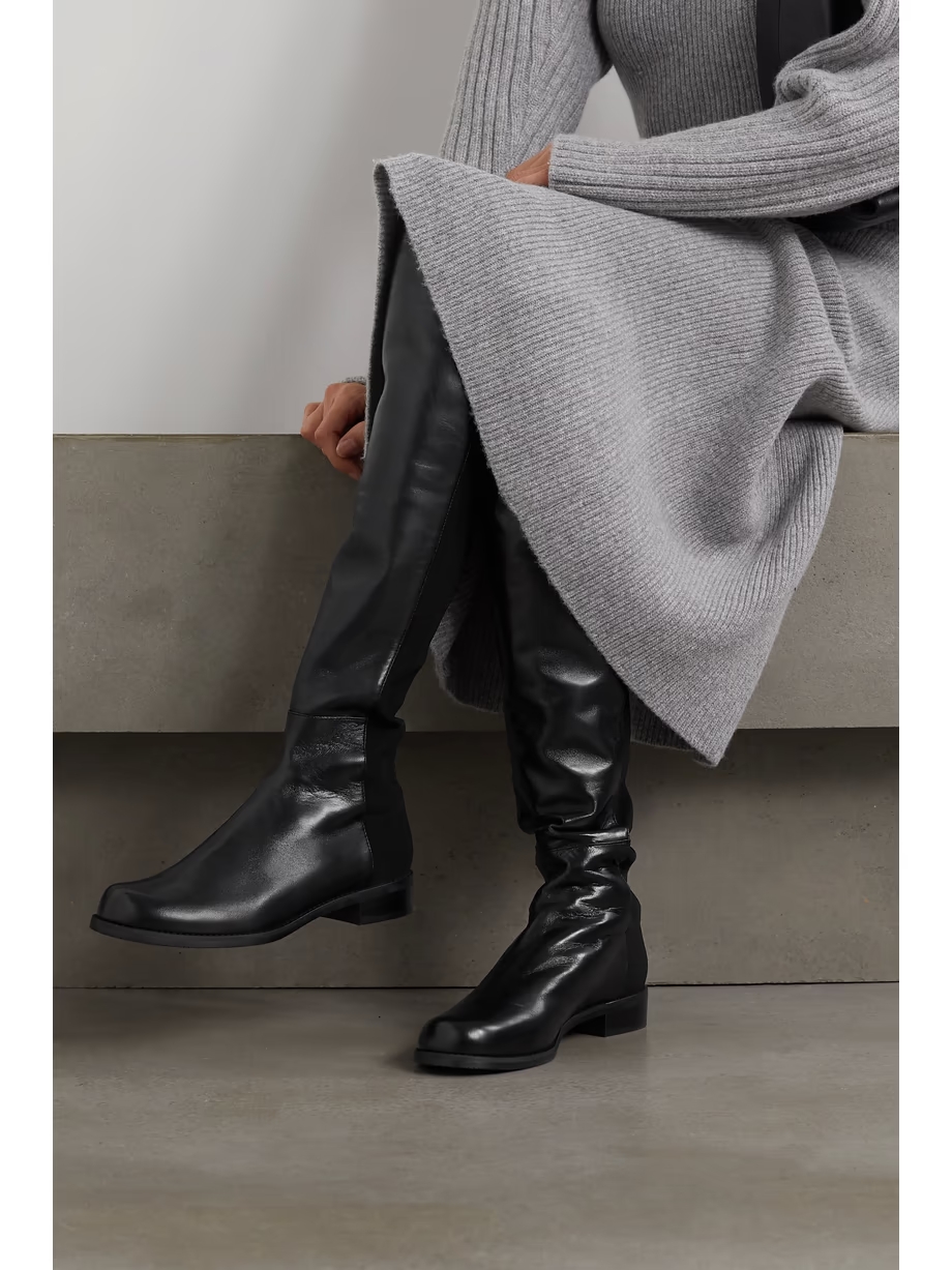 5050 Lift leather and stretch over-the-knee boots 5050 Lift leather and stretch over-the-knee boots