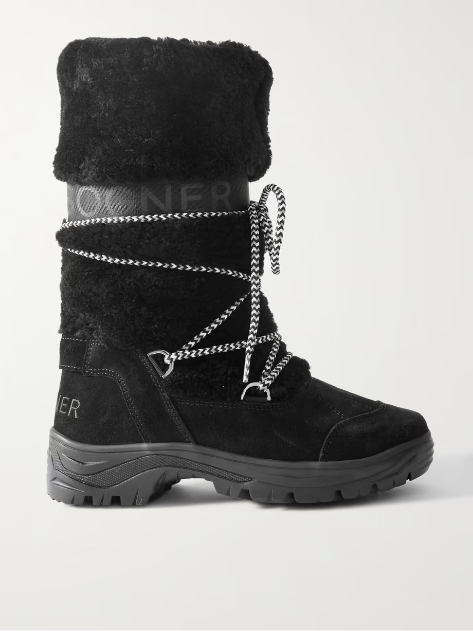 Alta Badia 2 B shearling and suede snow boots Alta Badia 2 B shearling and suede snow boots