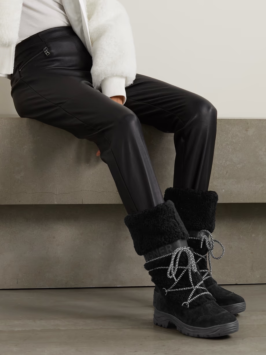 Alta Badia 2 B shearling and suede snow boots Alta Badia 2 B shearling and suede snow boots