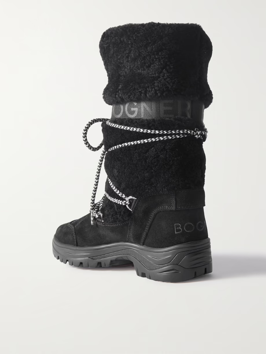 Alta Badia 2 B shearling and suede snow boots Alta Badia 2 B shearling and suede snow boots