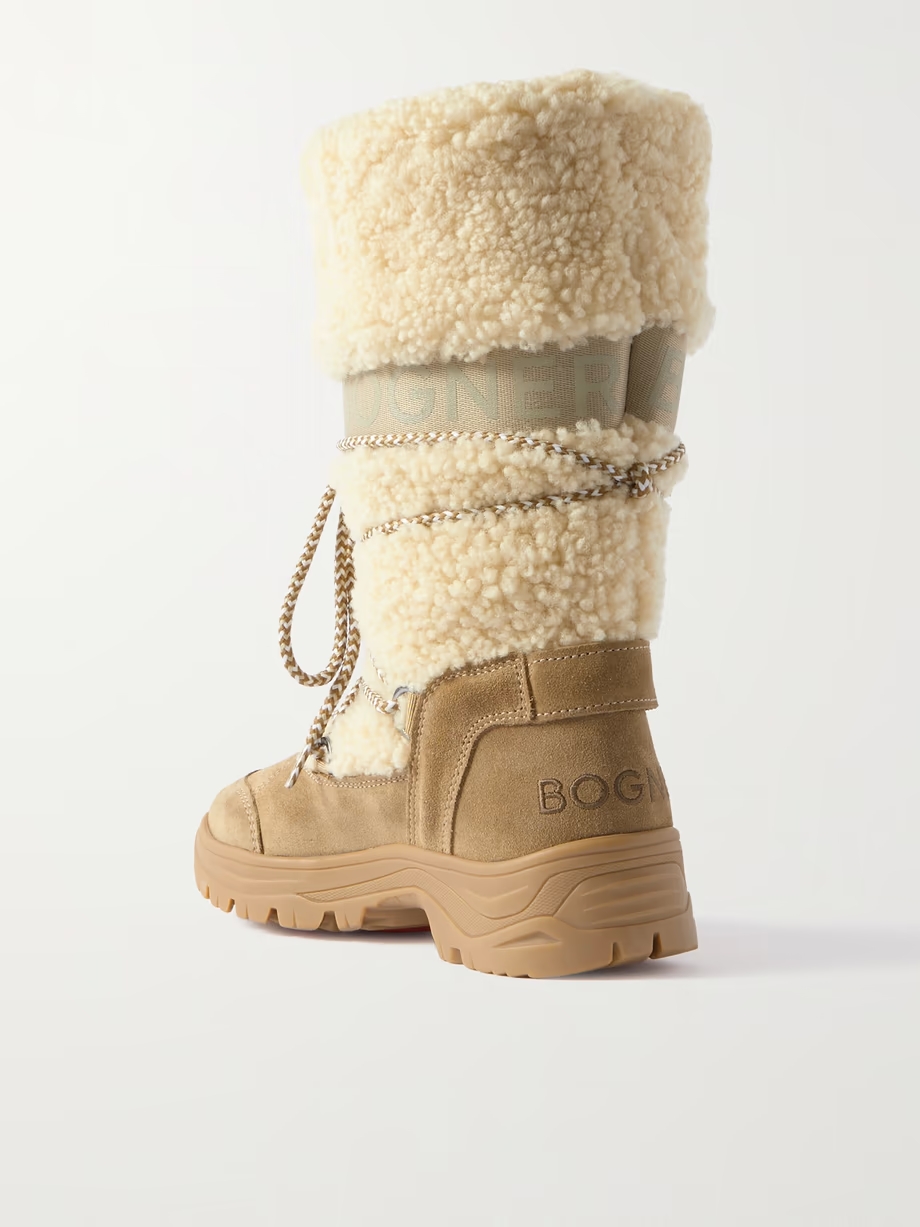Alta Badia 2 B shearling and suede snow boots Alta Badia 2 B shearling and suede snow boots