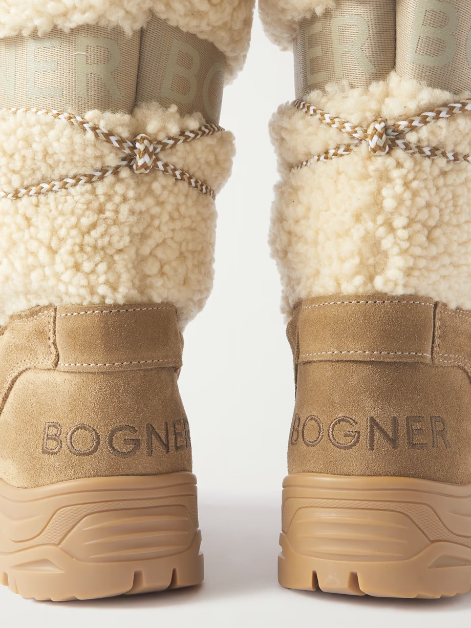 Alta Badia 2 B shearling and suede snow boots Alta Badia 2 B shearling and suede snow boots