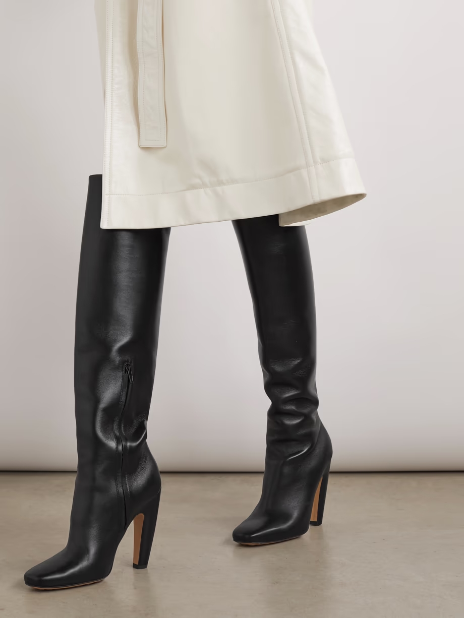 Veneta leather knee boots Veneta leather knee boots