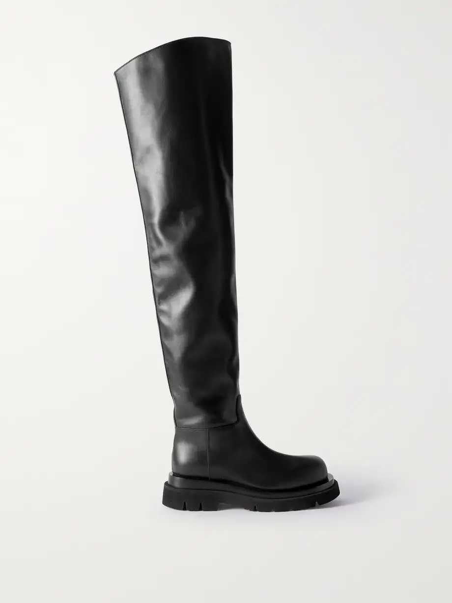 Cuissard leather over-the-knee boots Cuissard leather over-the-knee boots
