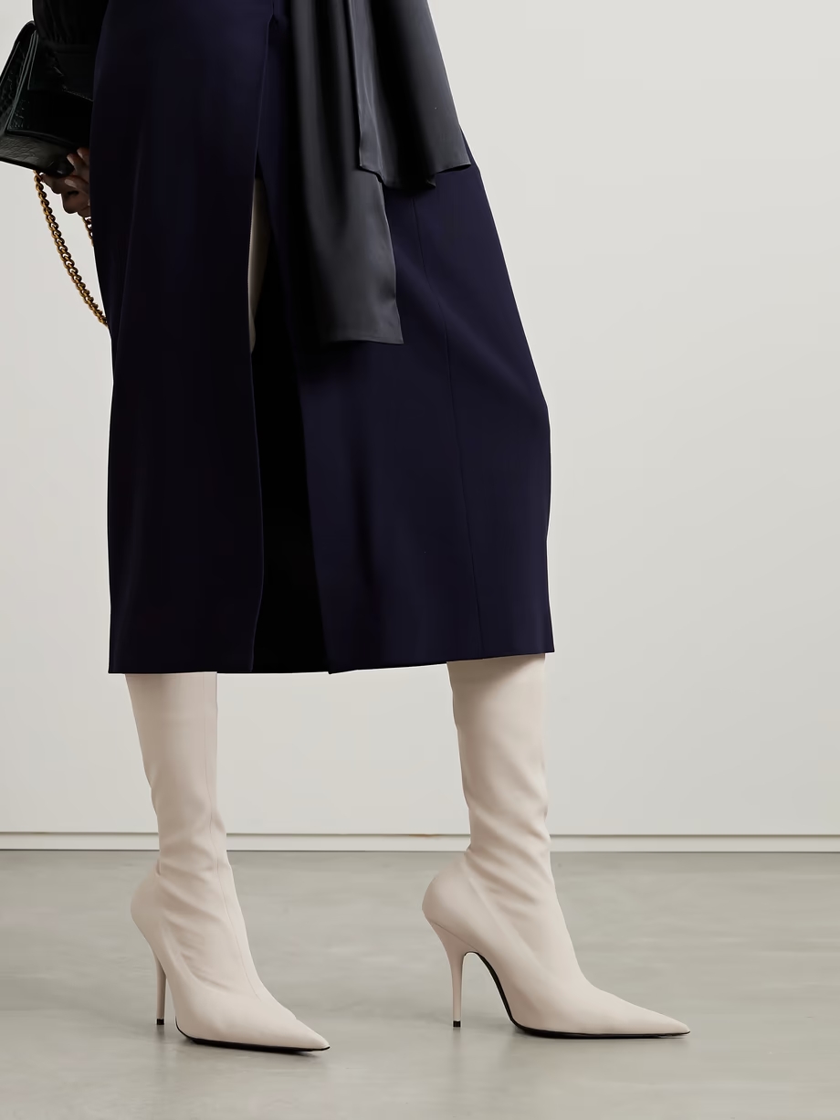 Knife stretch-knit over-the-knee boots Knife stretch-knit over-the-knee boots