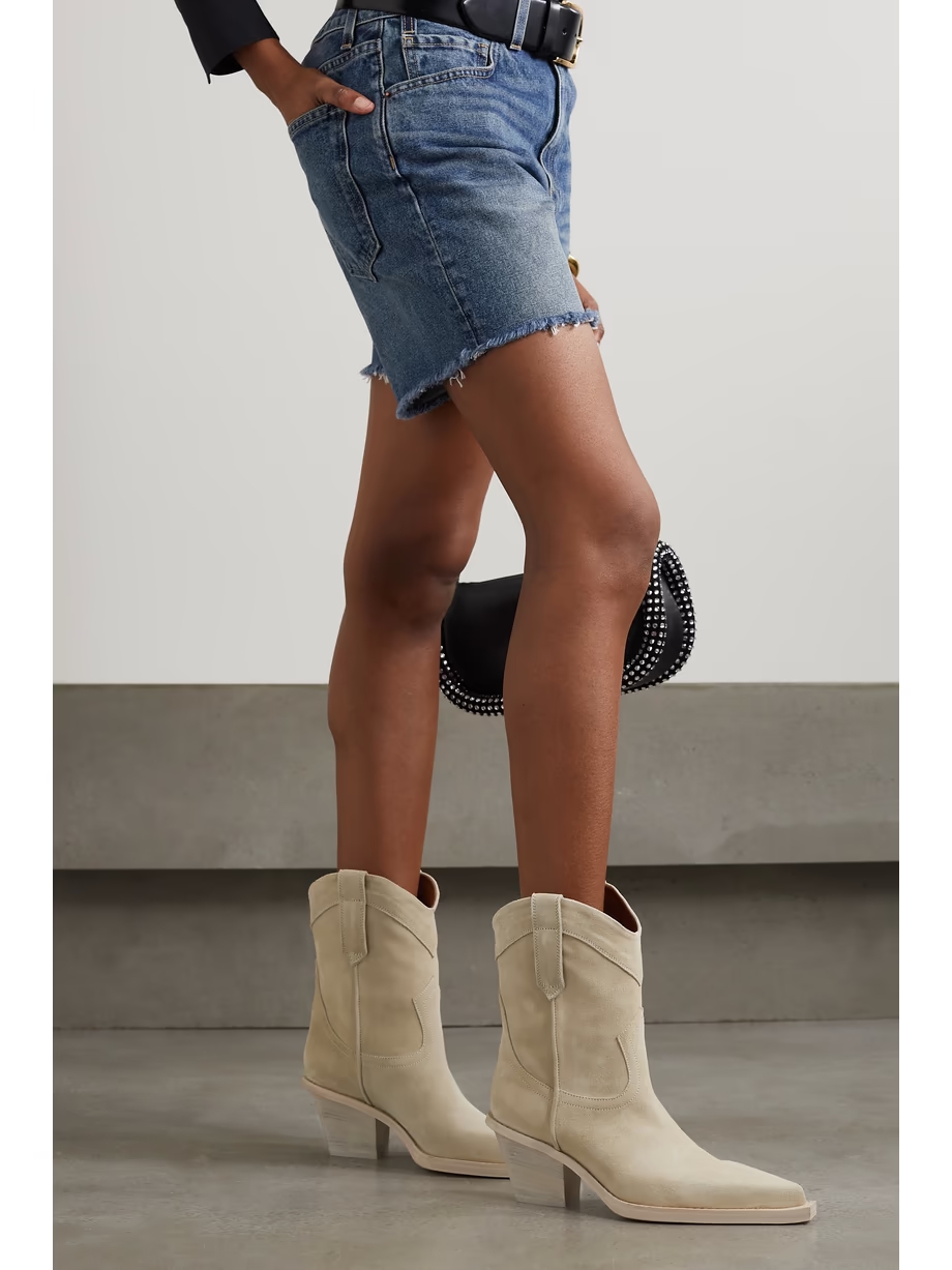 Dakota suede cowboy boots Dakota suede cowboy boots