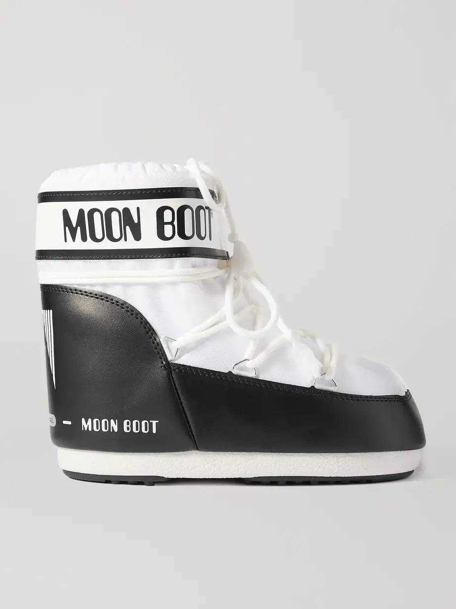 Icon Low shell and faux leather snow boots Icon Low shell and faux leather snow boots