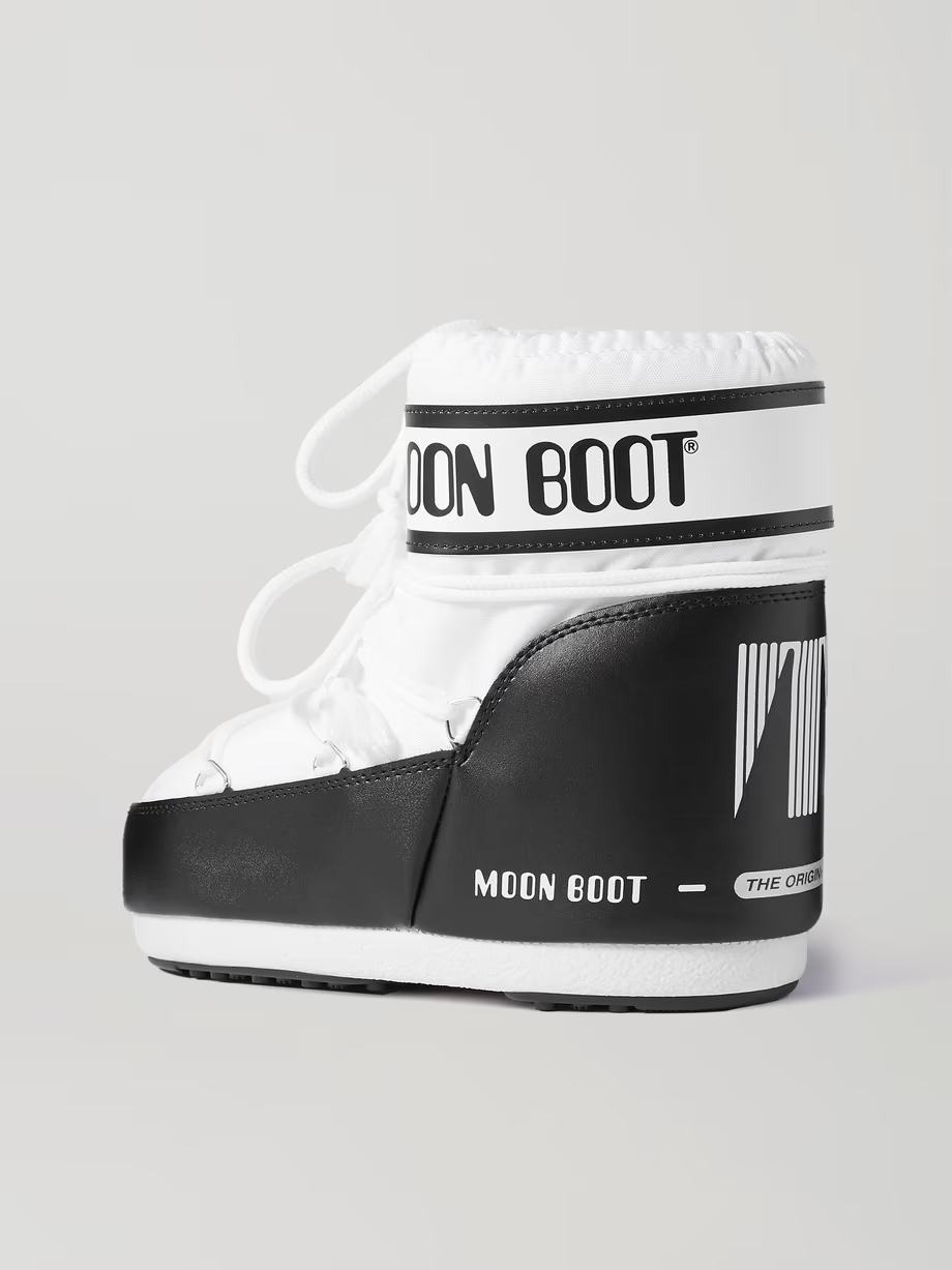 Icon Low shell and faux leather snow boots Icon Low shell and faux leather snow boots