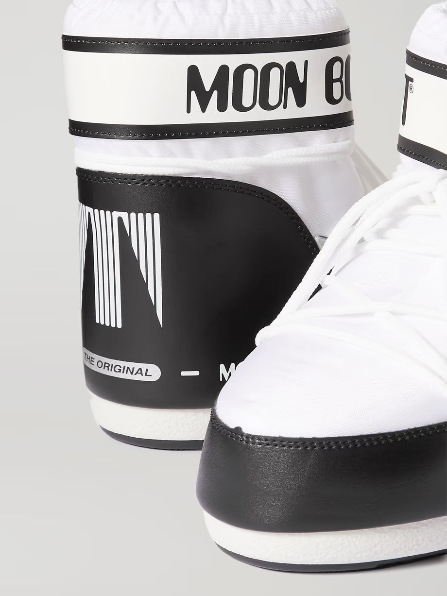 Icon Low shell and faux leather snow boots Icon Low shell and faux leather snow boots