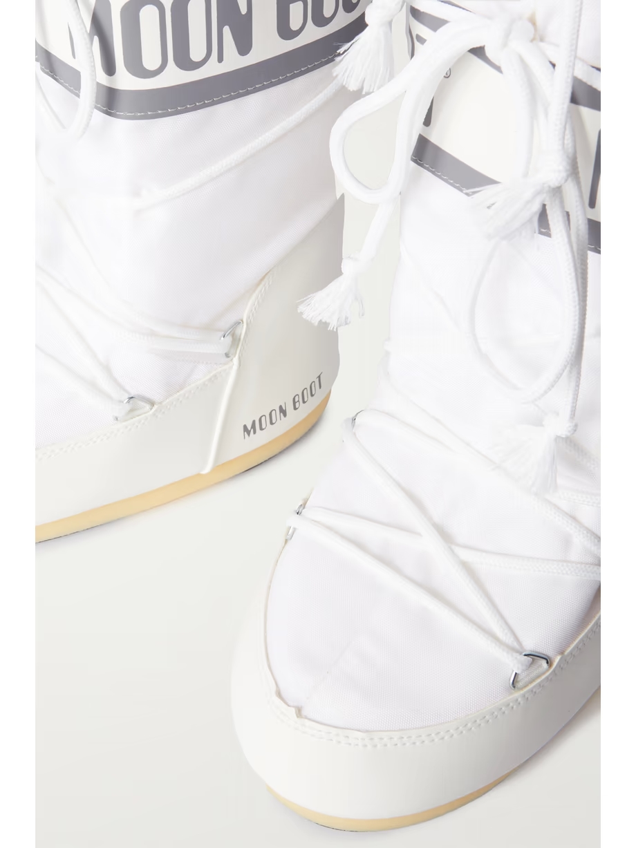 Icon shell and faux leather snow boots Icon shell and faux leather snow boots