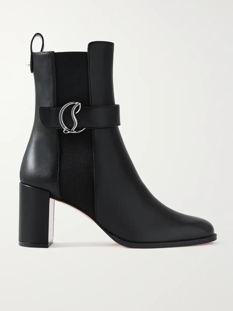 CL 70 logo-embellished leather Chelsea boots CL 70 logo-embellished leather Chelsea boots