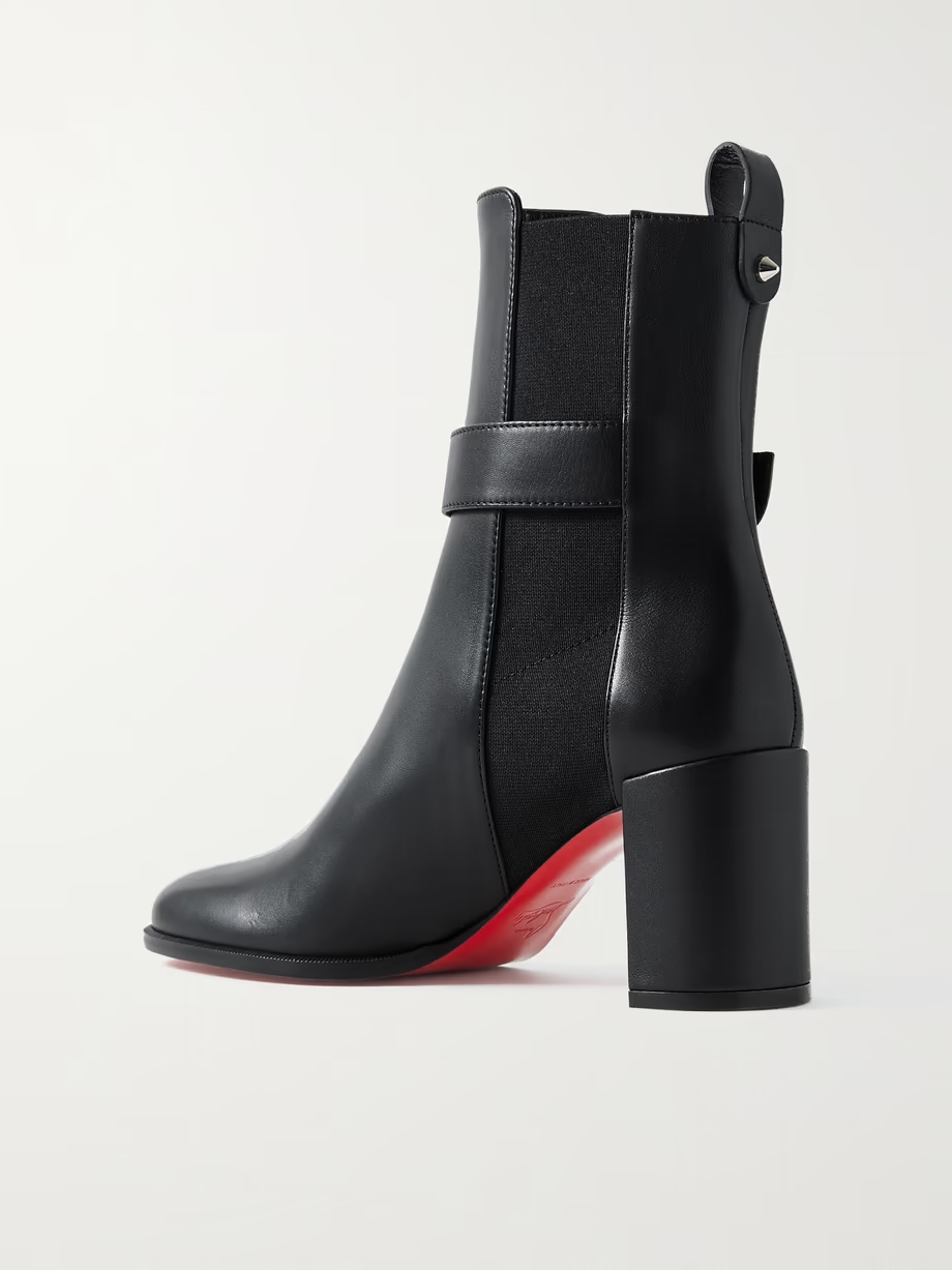 CL 70 logo-embellished leather Chelsea boots CL 70 logo-embellished leather Chelsea boots