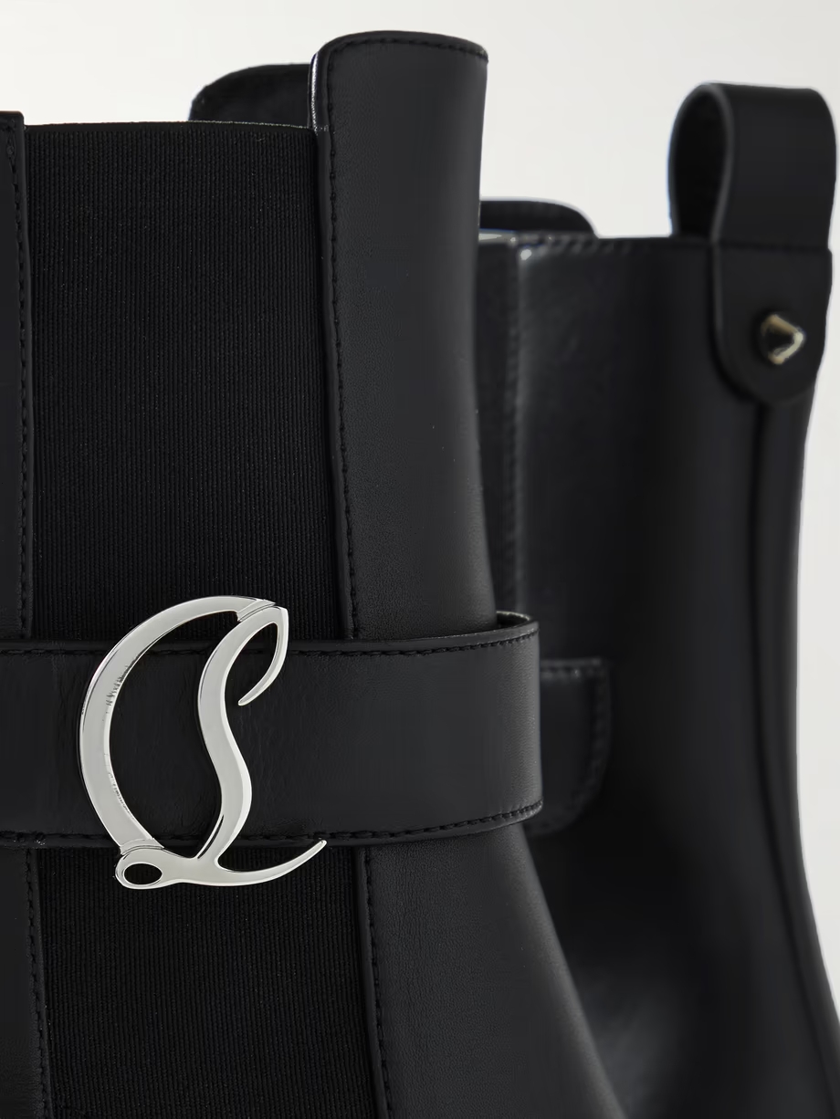 CL 70 logo-embellished leather Chelsea boots CL 70 logo-embellished leather Chelsea boots