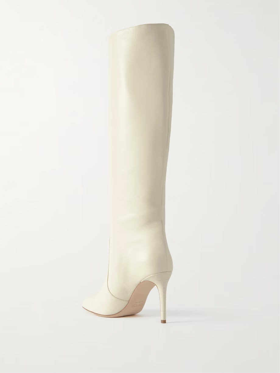 Stiletto leather knee boots Stiletto leather knee boots