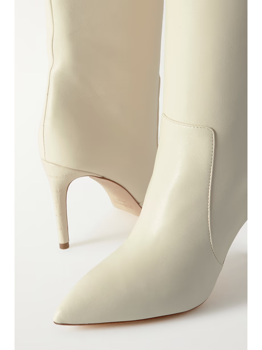 Stiletto leather knee boots Stiletto leather knee boots