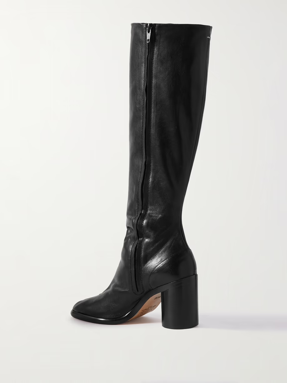 Tabi leather knee boots Tabi leather knee boots