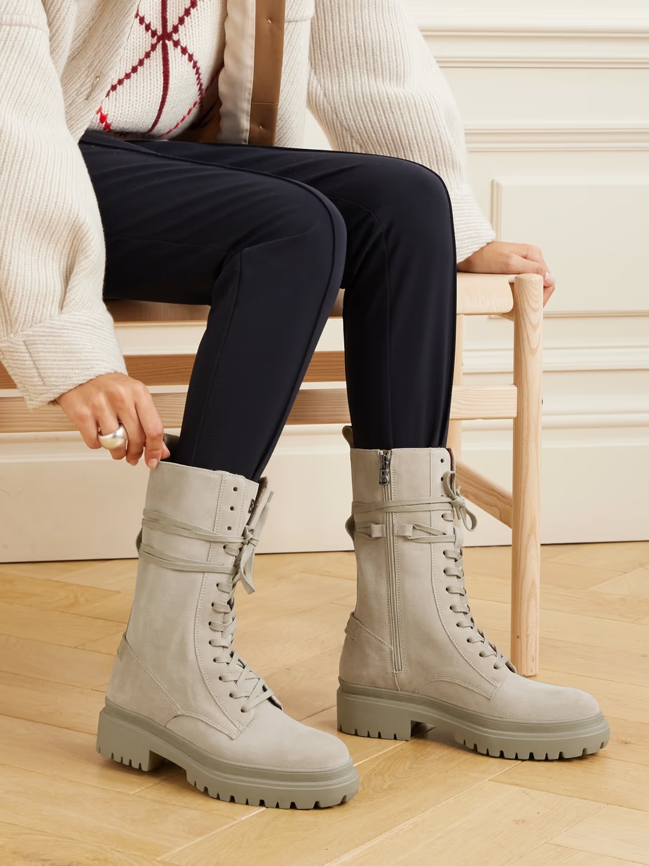Chesa Alpina lace-up suede boots Chesa Alpina lace-up suede boots