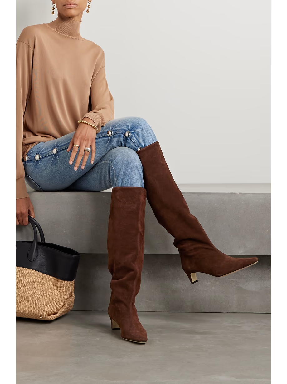 Wally suede knee boots Wally suede knee boots