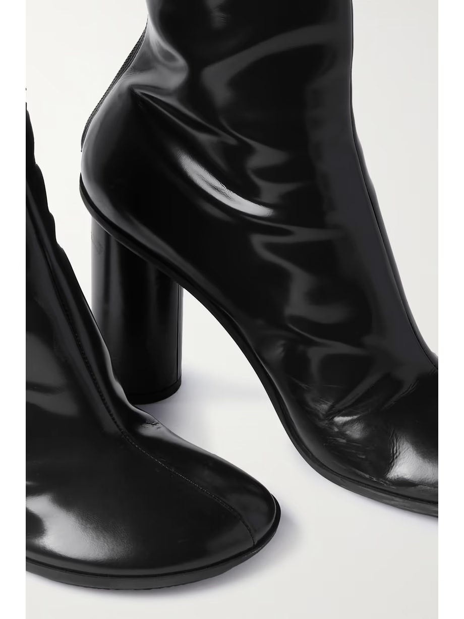 Latex knee boots Latex knee boots