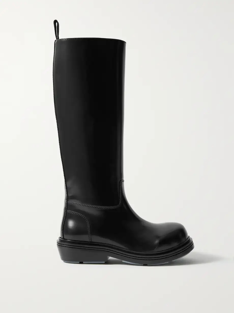 Leather knee boots Leather knee boots
