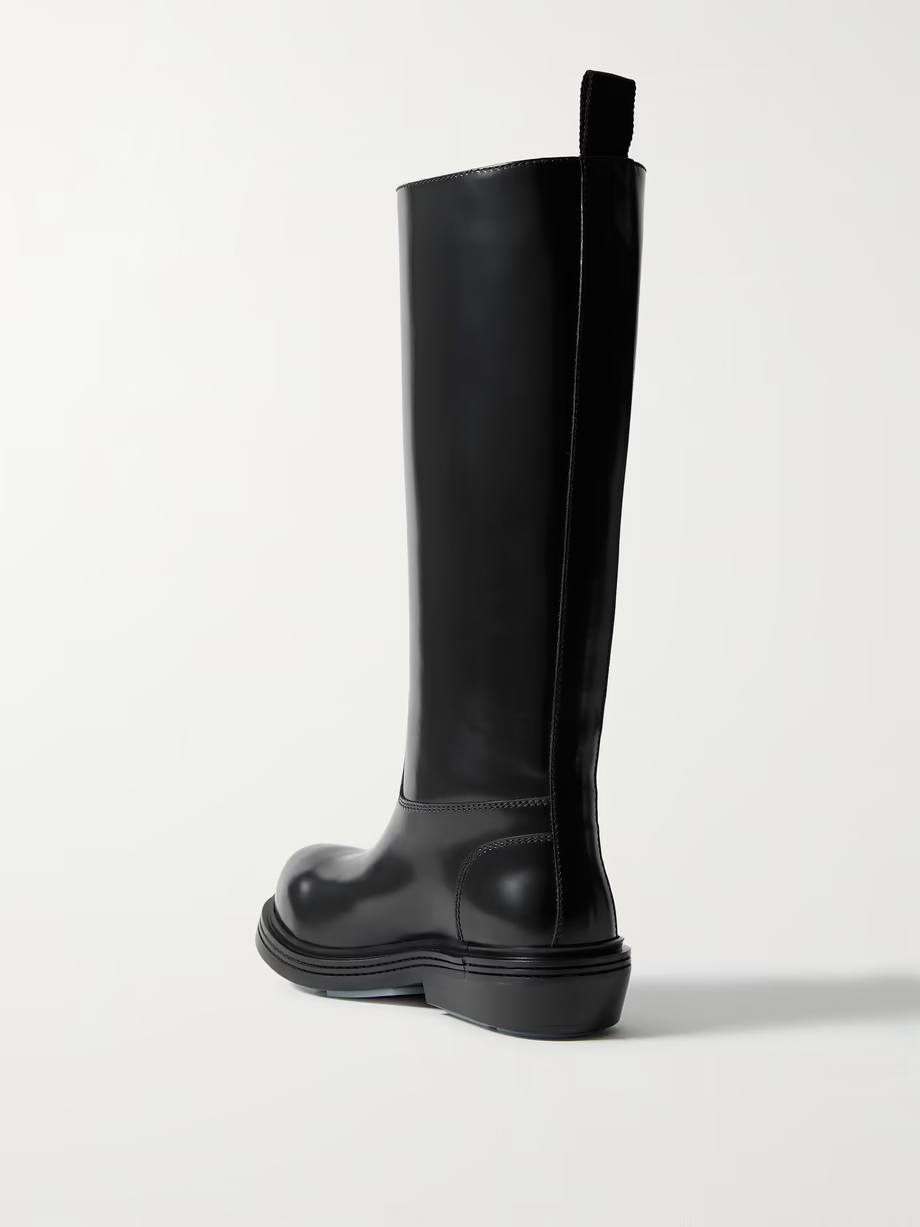 Leather knee boots Leather knee boots