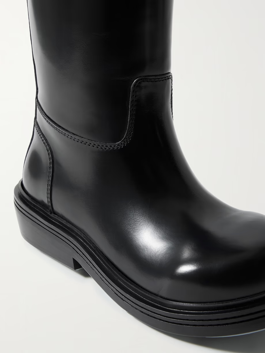 Leather knee boots Leather knee boots