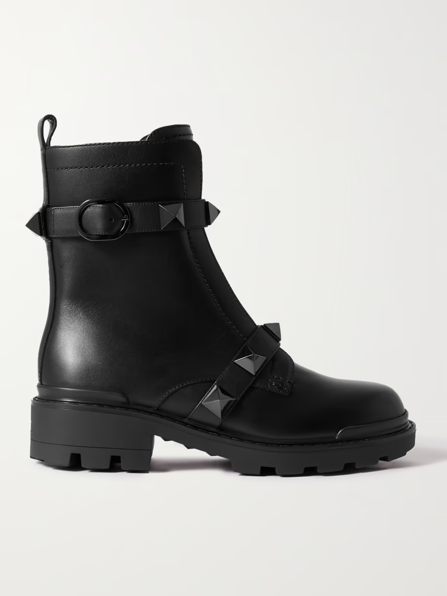 Valentino Garavani Roman Stud leather ankle boots Valentino Garavani Roman Stud leather ankle boots