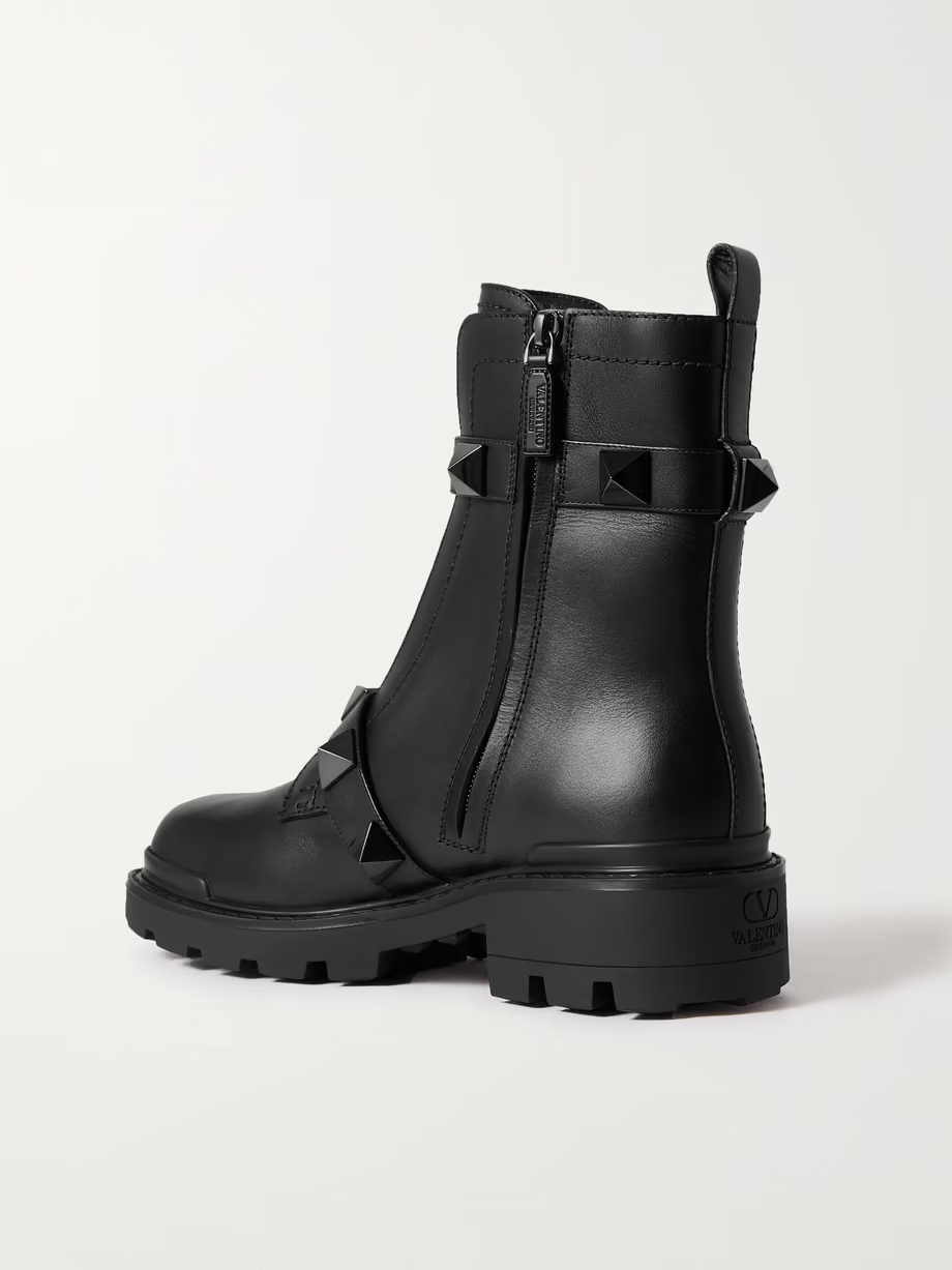 Valentino Garavani Roman Stud leather ankle boots Valentino Garavani Roman Stud leather ankle boots