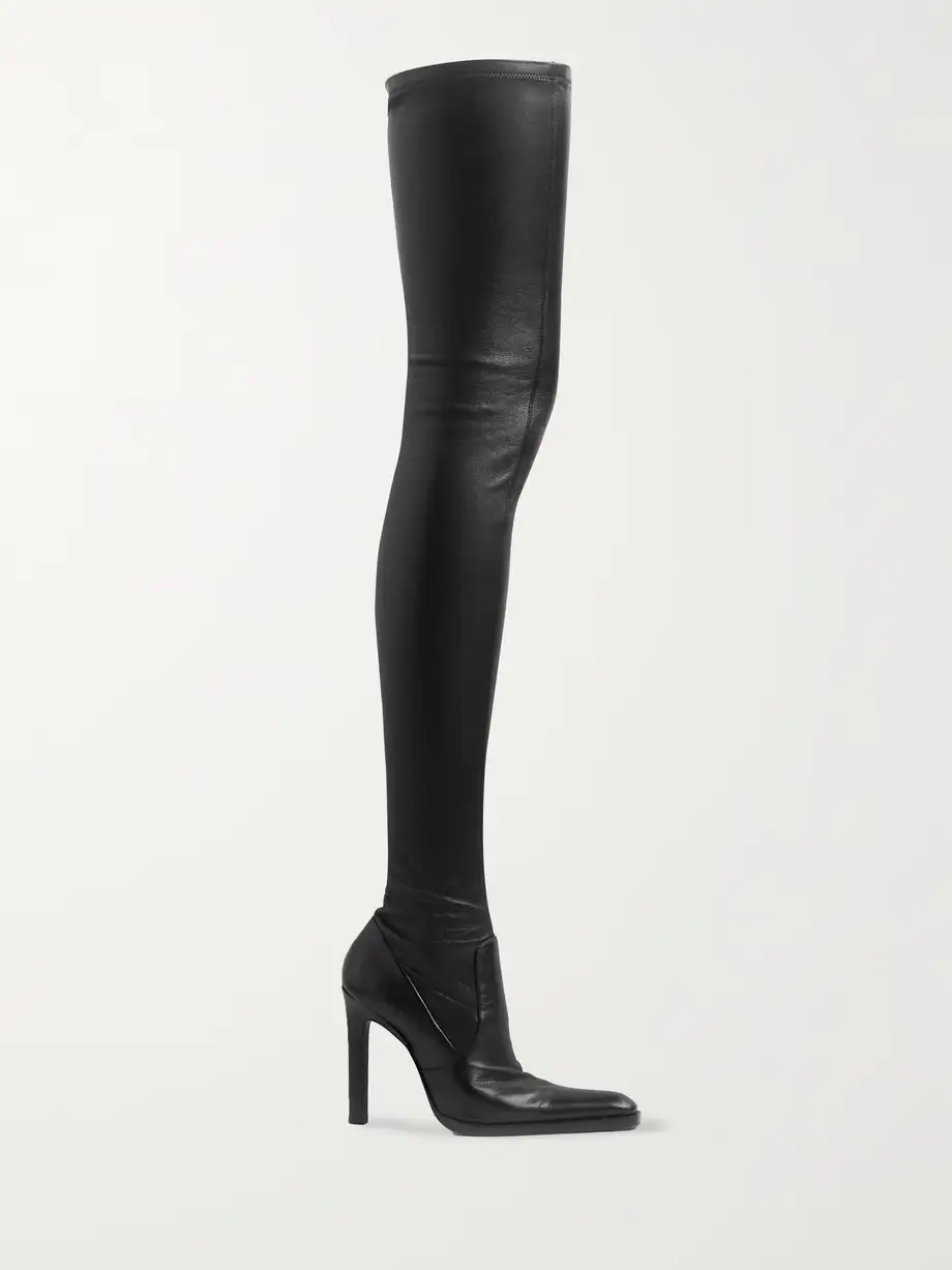 Leather over-the-knee boots Leather over-the-knee boots