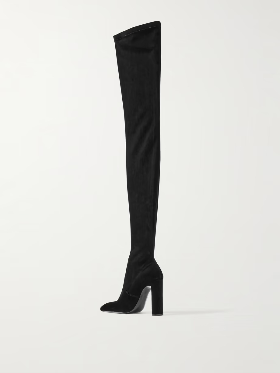 Velvet over-the-knee boots Velvet over-the-knee boots
