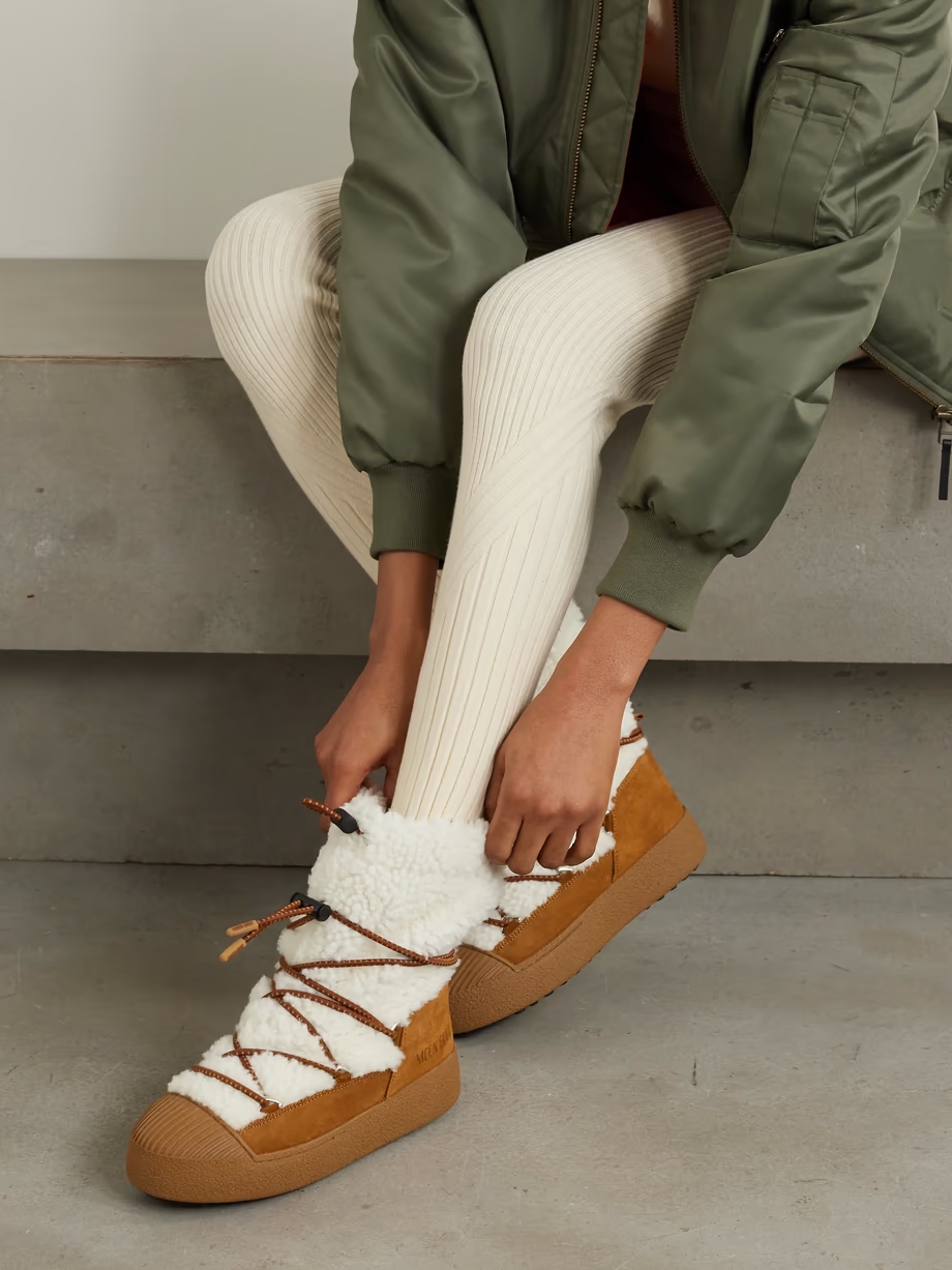 LTrack shearling snow boots LTrack shearling snow boots