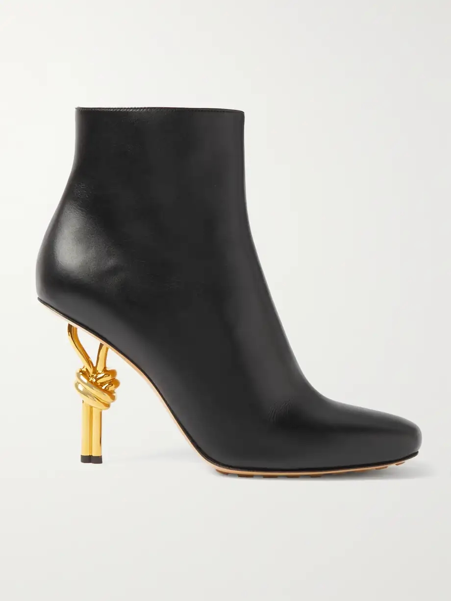 Knot leather ankle boots Knot leather ankle boots