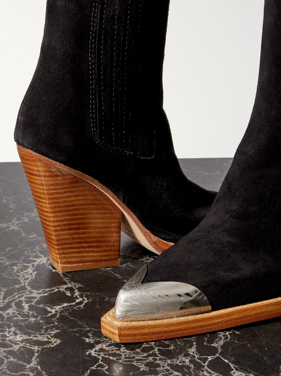 Dallas embellished suede ankle boots Dallas embellished suede ankle boots