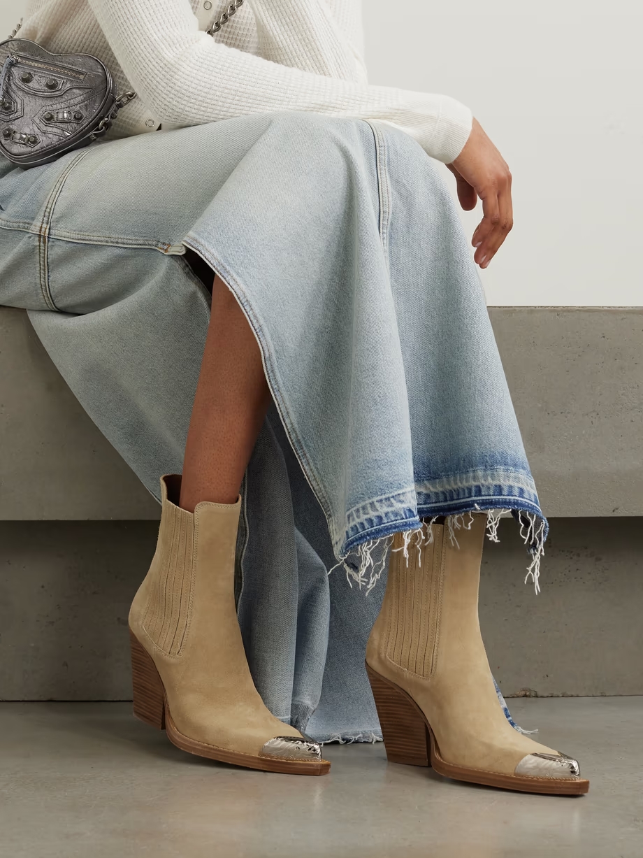 Dallas embellished suede ankle boots Dallas embellished suede ankle boots