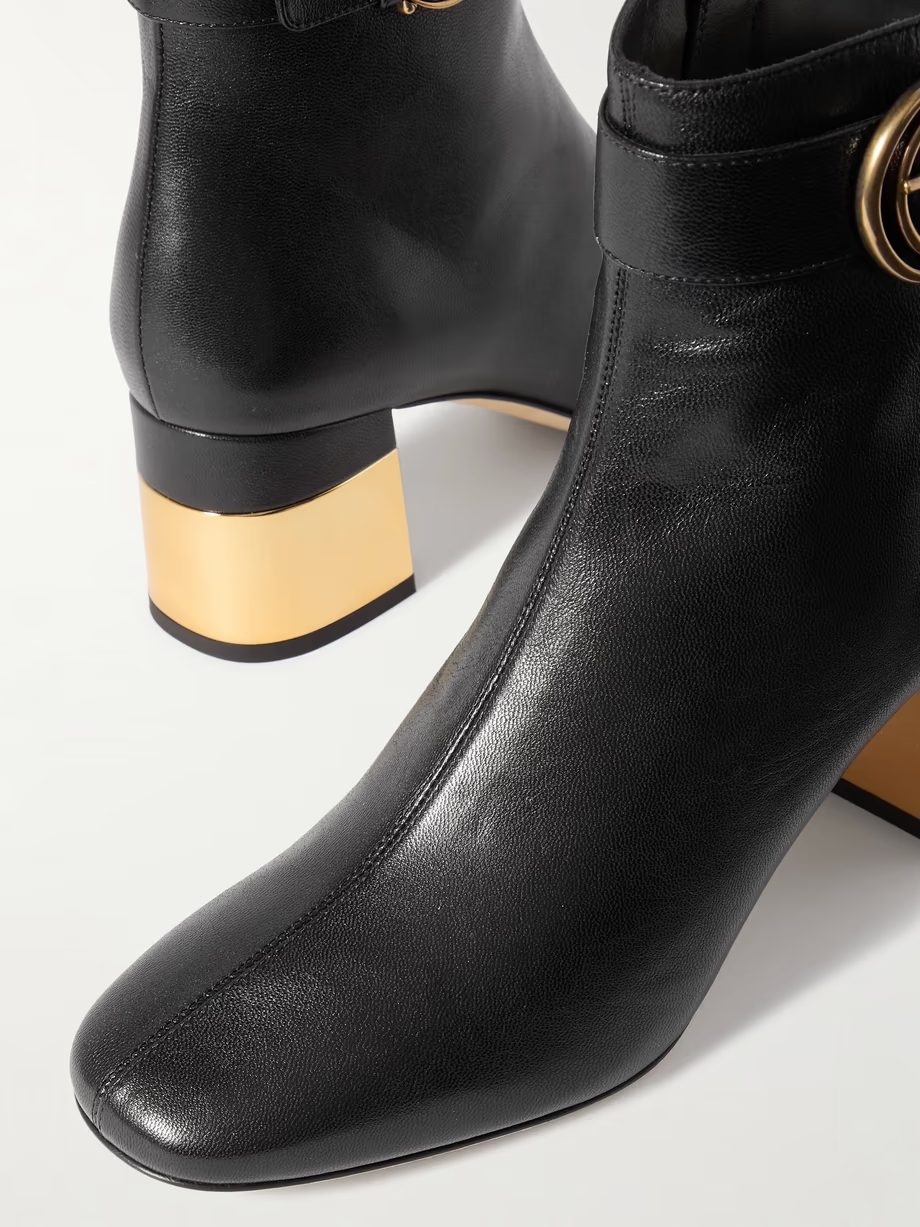 Alizè buckled leather ankle boots Alizè buckled leather ankle boots