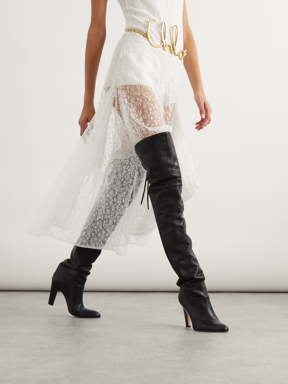Eve leather over-the-knee boots Eve leather over-the-knee boots
