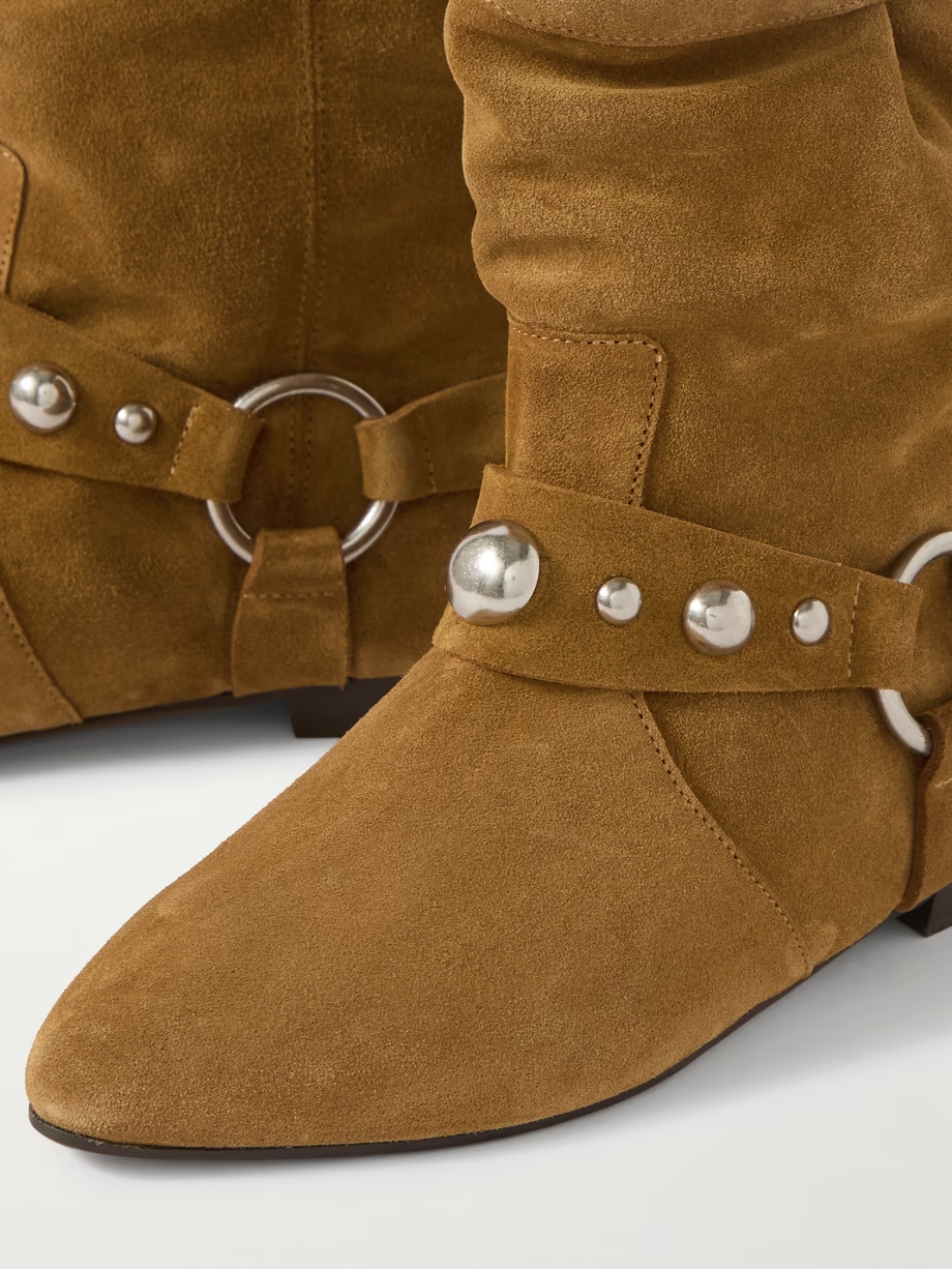 Stania studded suede ankle boots Stania studded suede ankle boots