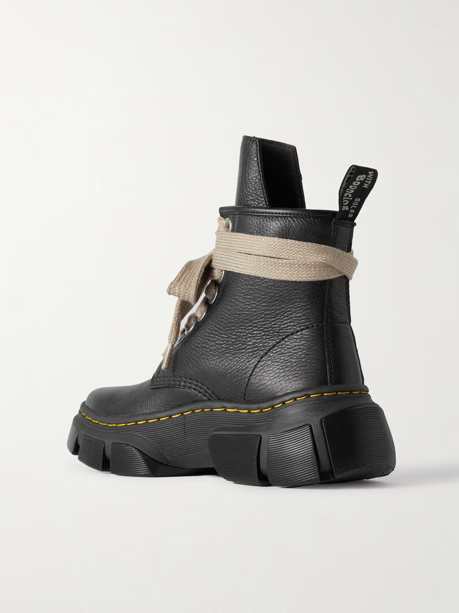 + Dr. Martens 1918 DMXL textured-leather boots + Dr. Martens 1918 DMXL textured-leather boots