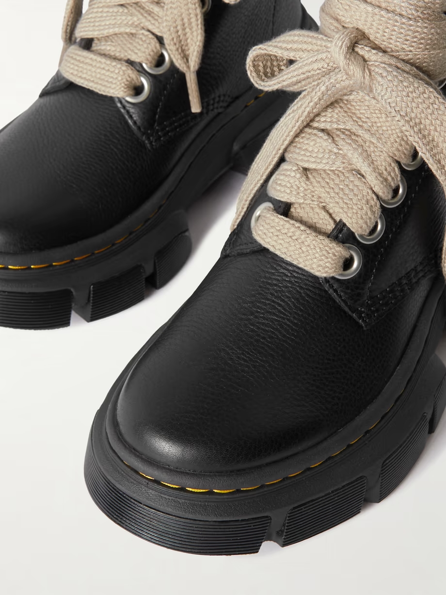 + Dr. Martens 1918 DMXL textured-leather boots + Dr. Martens 1918 DMXL textured-leather boots