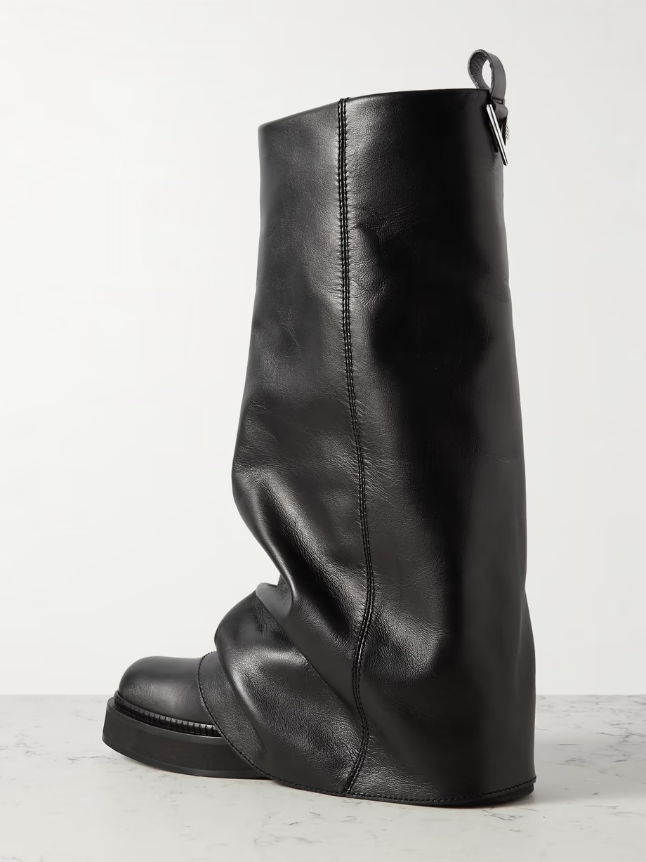 Robin layered leather knee boots Robin layered leather knee boots